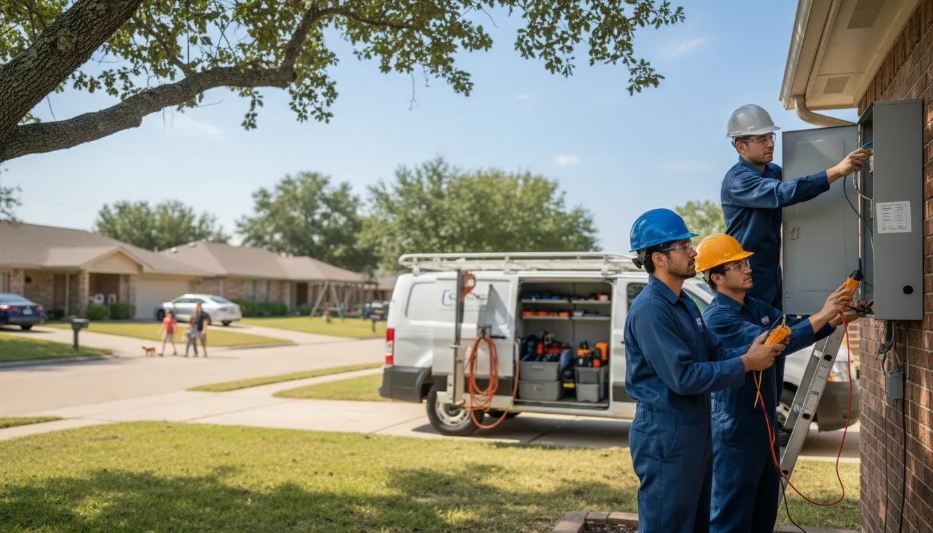 Certified electrician providing emergency electrical services in Shumway, IL